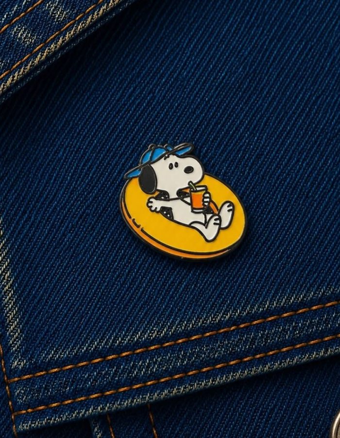 Pin Snoopy na Piscina