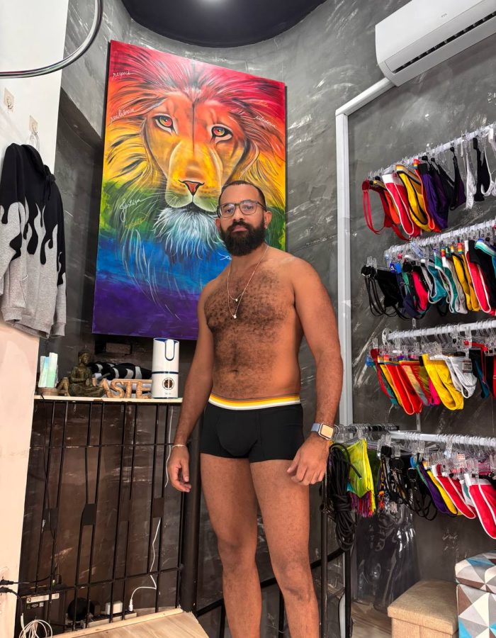 Cueca Box Preta Ursos Bear