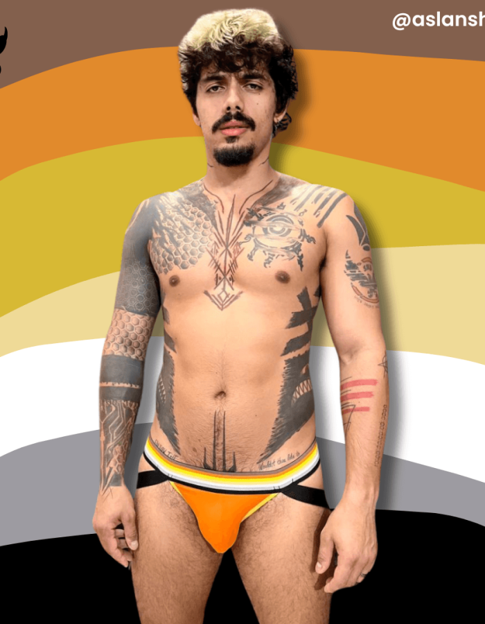 JOCKSTRAP LARANJA URSOS ASLAN