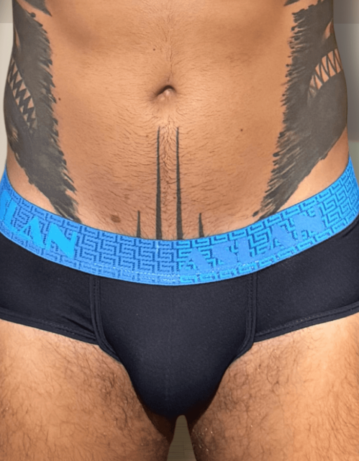Cueca Preta el Azuis Poseidon