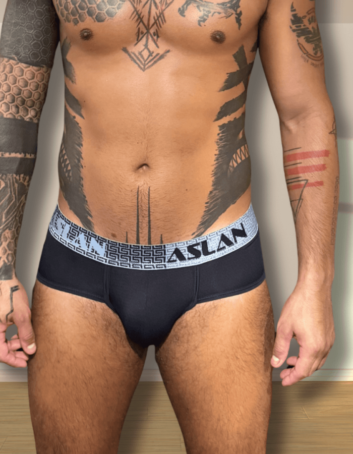 Cueca Preta Dryfit line Apolo