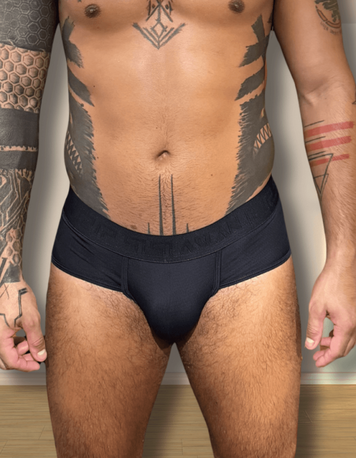 Cueca Preta Dryfit Aslan