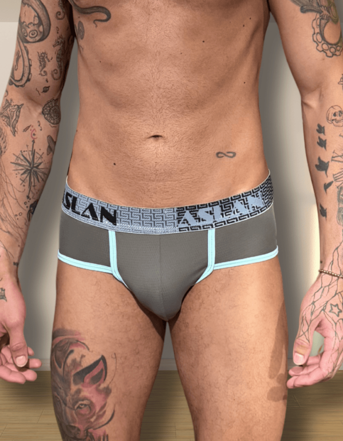 Cueca Verde line el Cinza e Preto Apolo