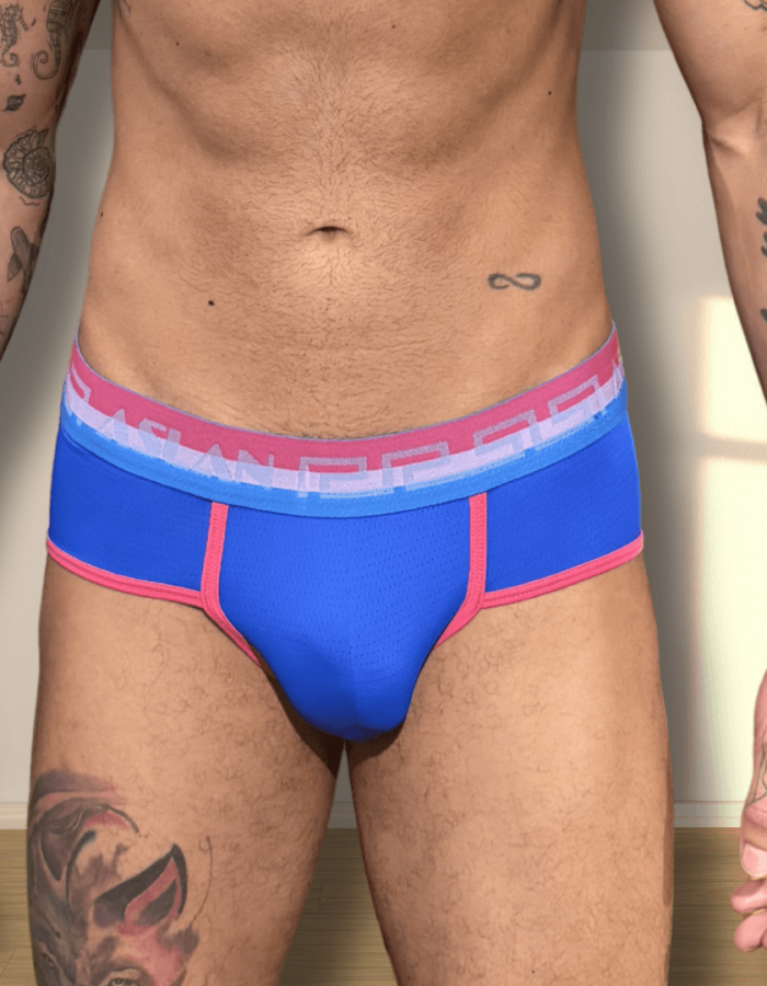 Cueca Azul line Rosa line Bi