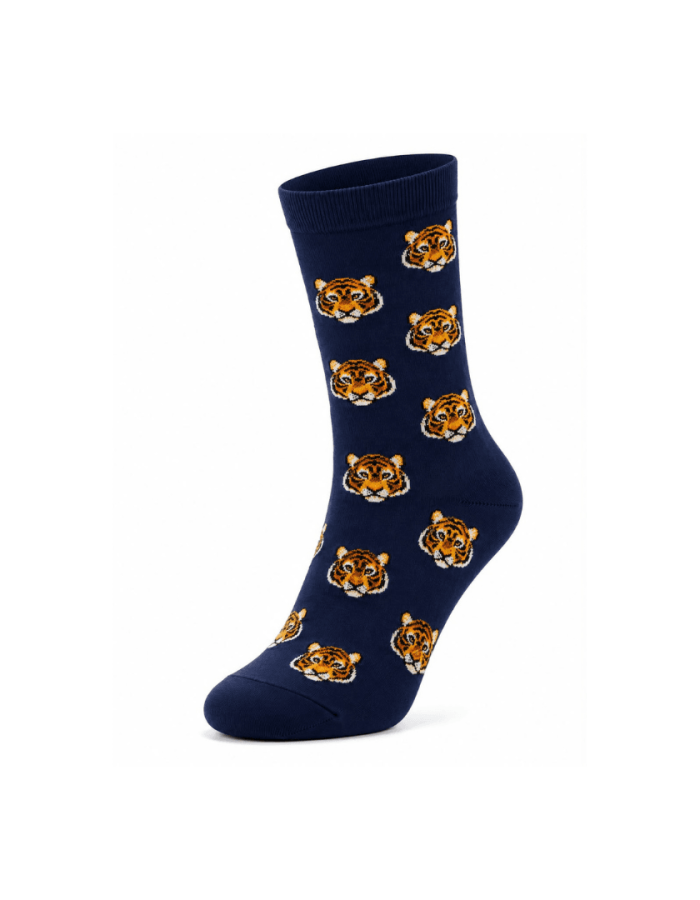 Meia Tigre Azul Marinho 40-46