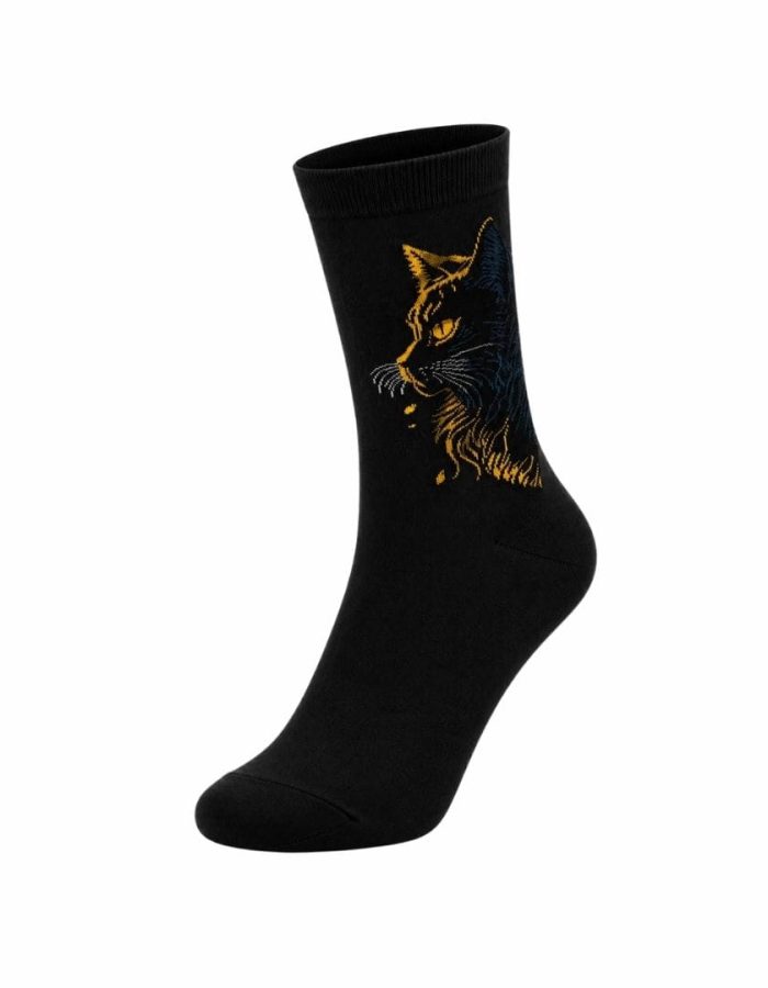 Meia Gato Preto 40-46