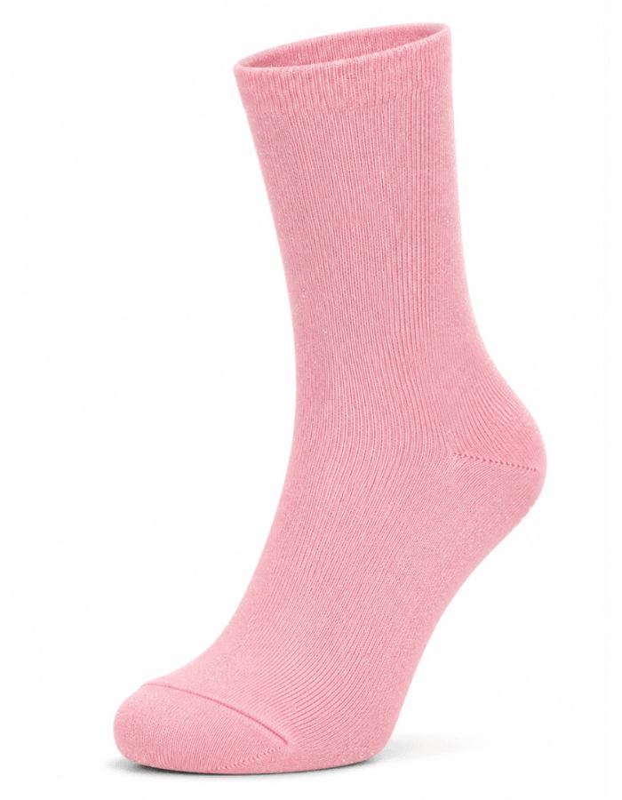 Meia Brilho Rosa 37-40