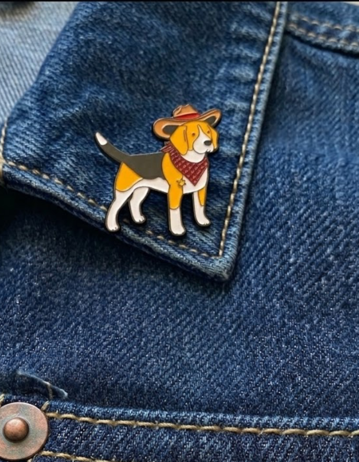 Pin Caramelo Dog