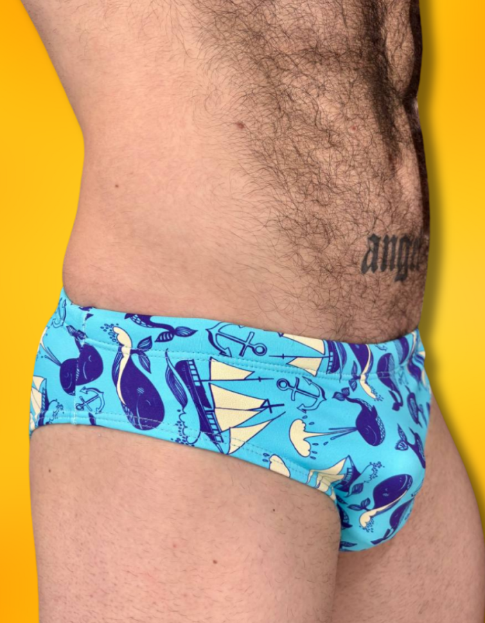 Sunga Slim Fundo do Mar