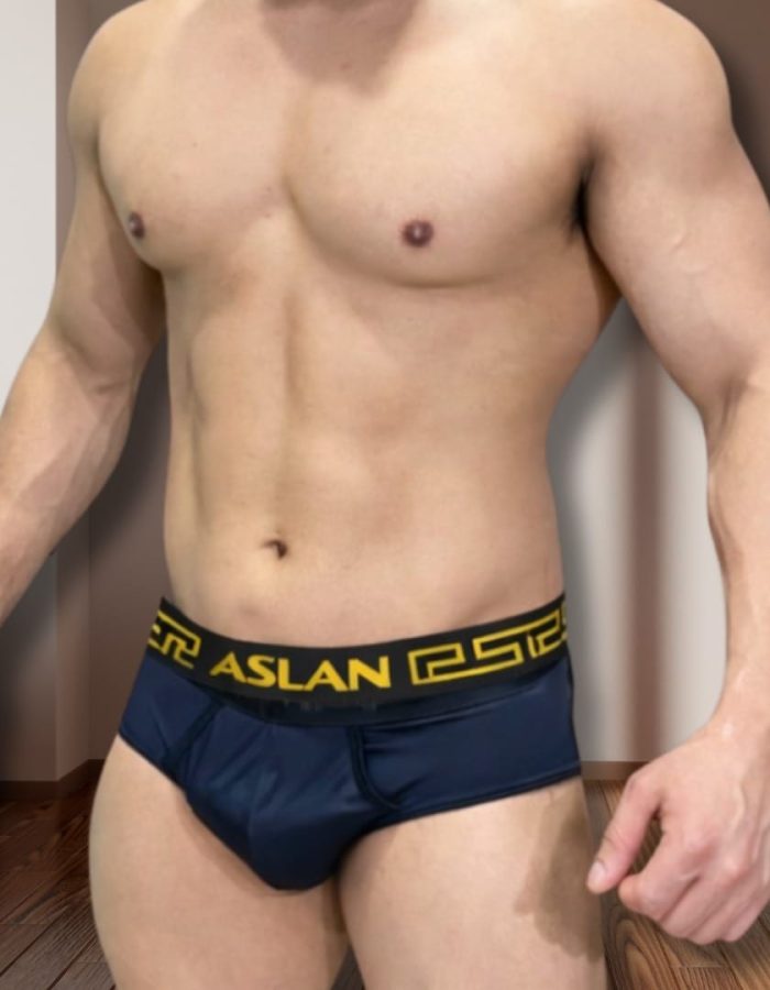 Jockstrap UP Preta line dourado