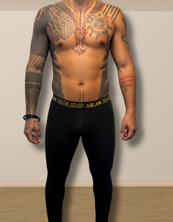 Cueca Legging Masculina Preta
