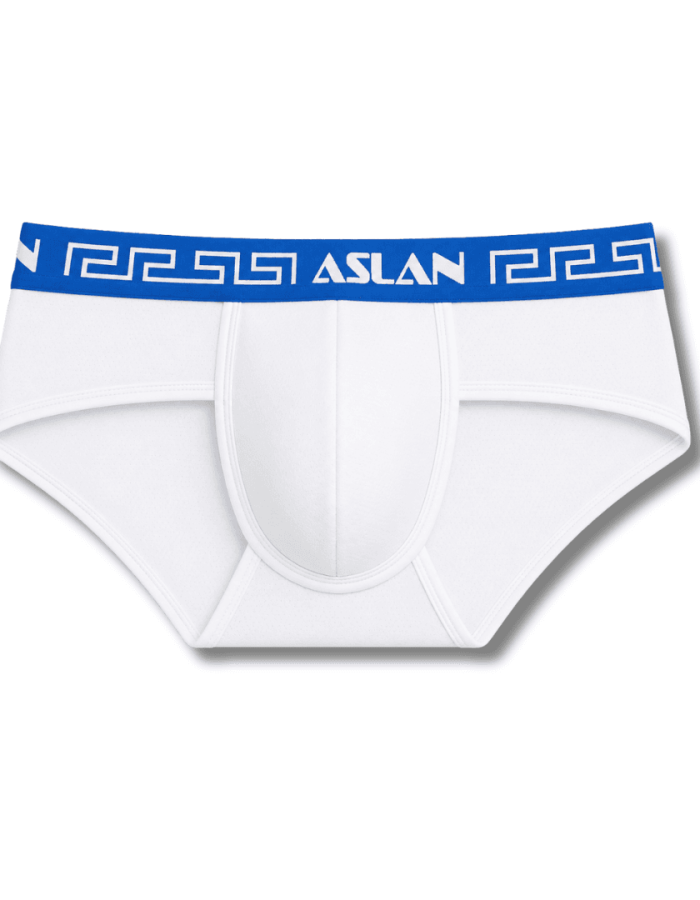 Cueca Branca Dryfit line Azul Indigo