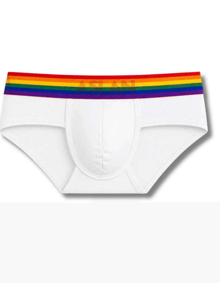 Cueca Branca Dryfit Pride