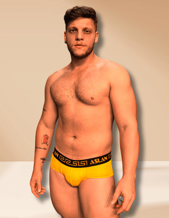 Cueca Amarela line Ouro