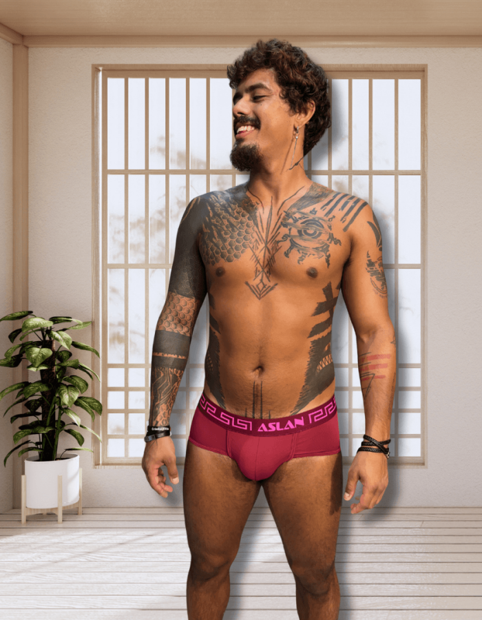 Cueca Bordo Fire Pink