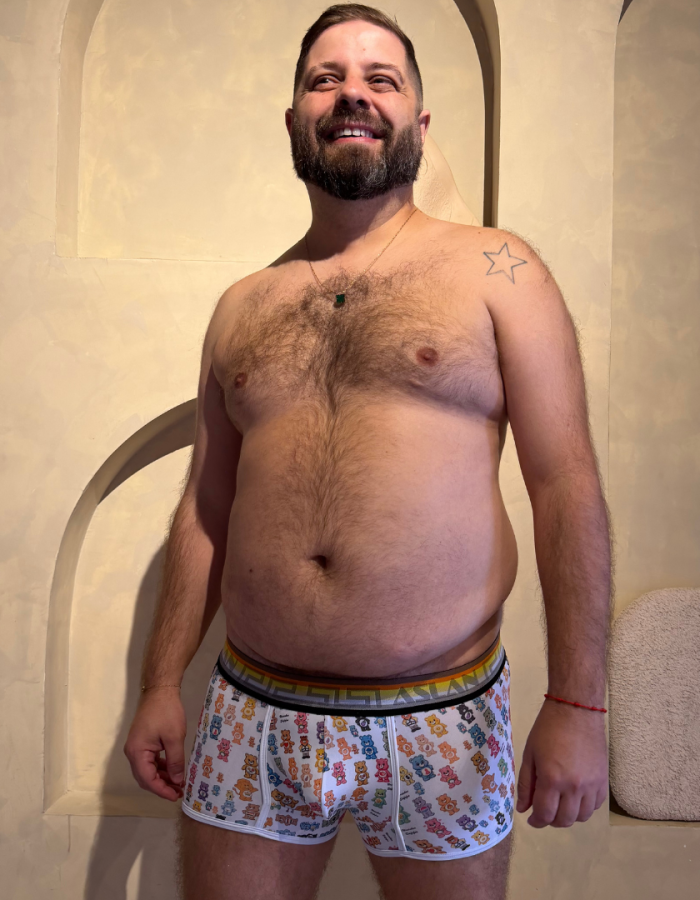 Cueca Boxer Estampada Ursos Safofos II