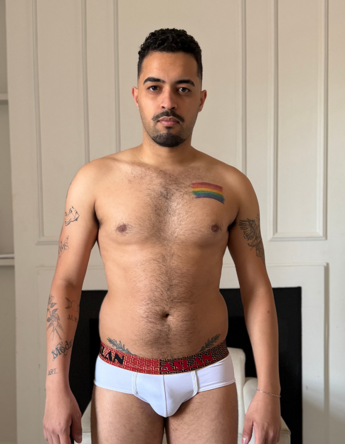 Cueca Branca Malha Fria Ades