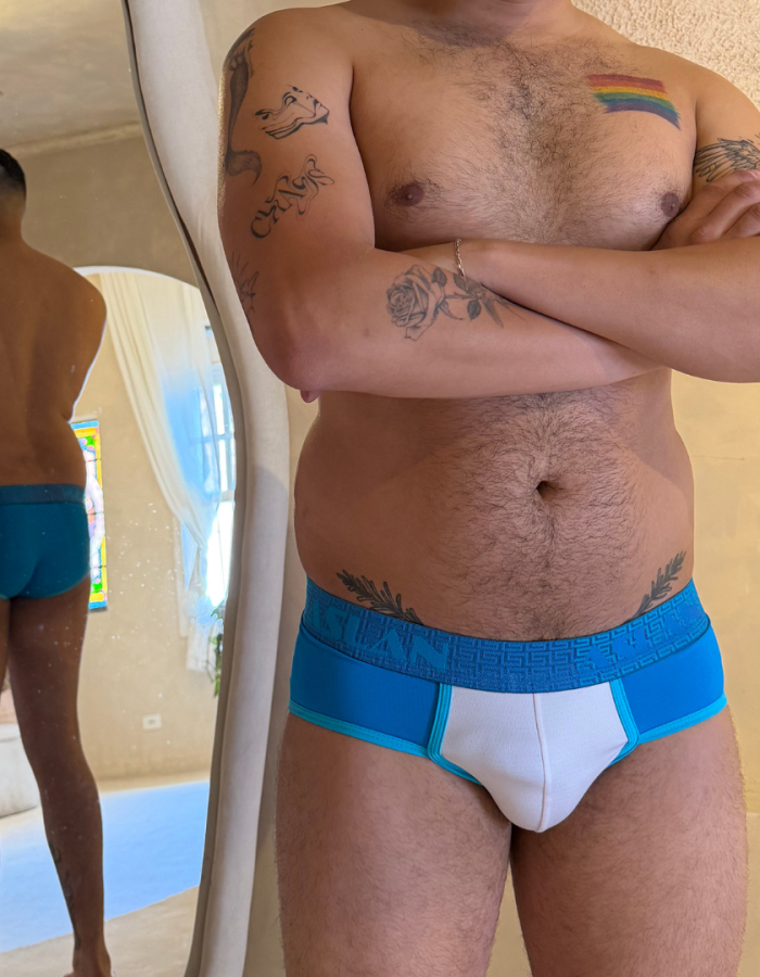 Cueca Azul Dryfit line Poseidon