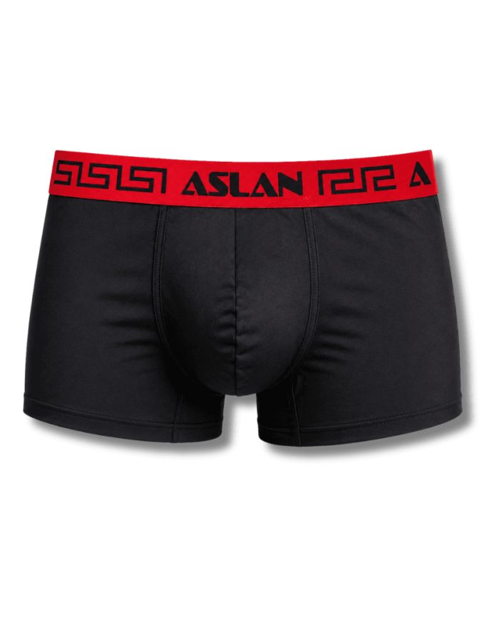 Cueca Preta Boxer line Vermelha