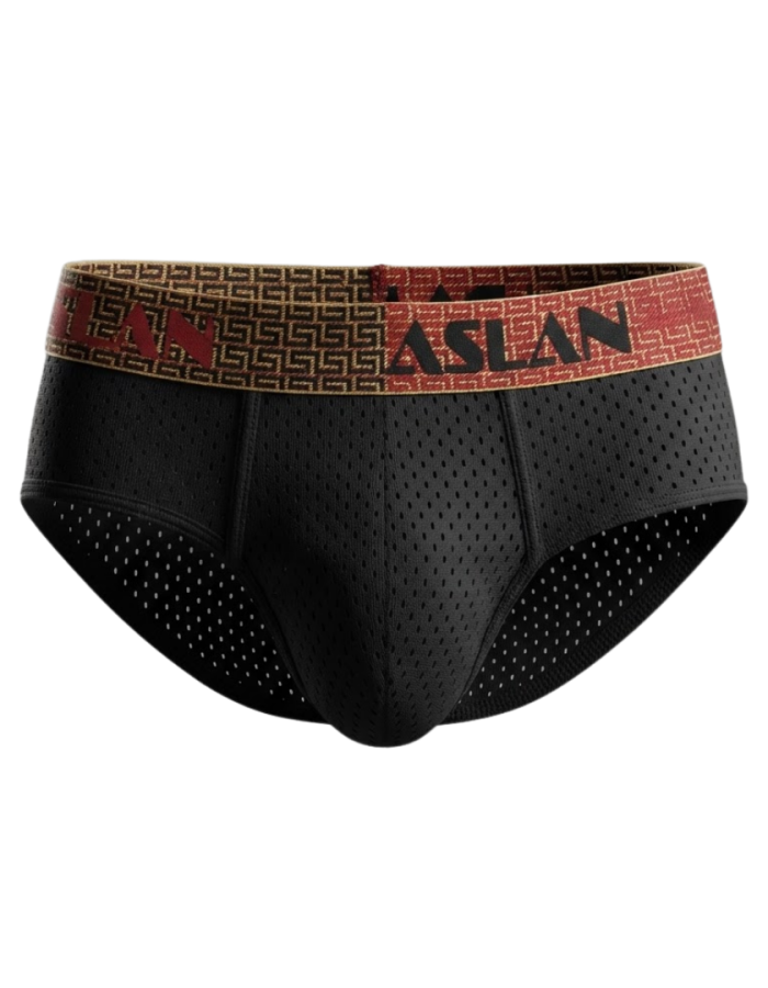 Cueca Preta Ultra Respiravel Aslan