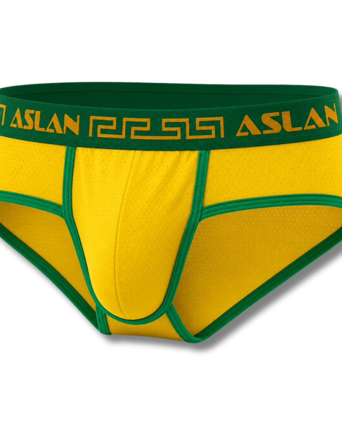 Cueca Amarela line Verde Brasil