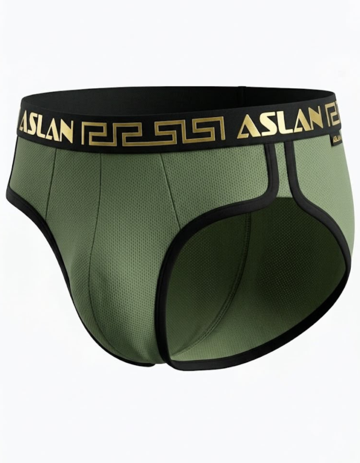 Cueca Slip Aslan Taurus Verde | Coleção Limitada