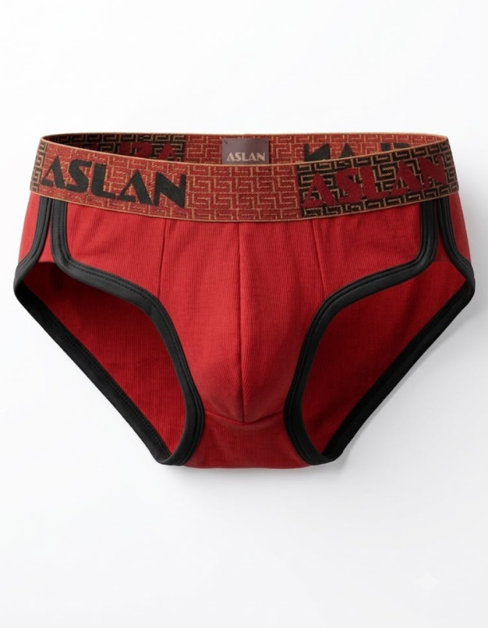 Cueca Slip Aslan Taurus Vermelha | Coleção Limitada