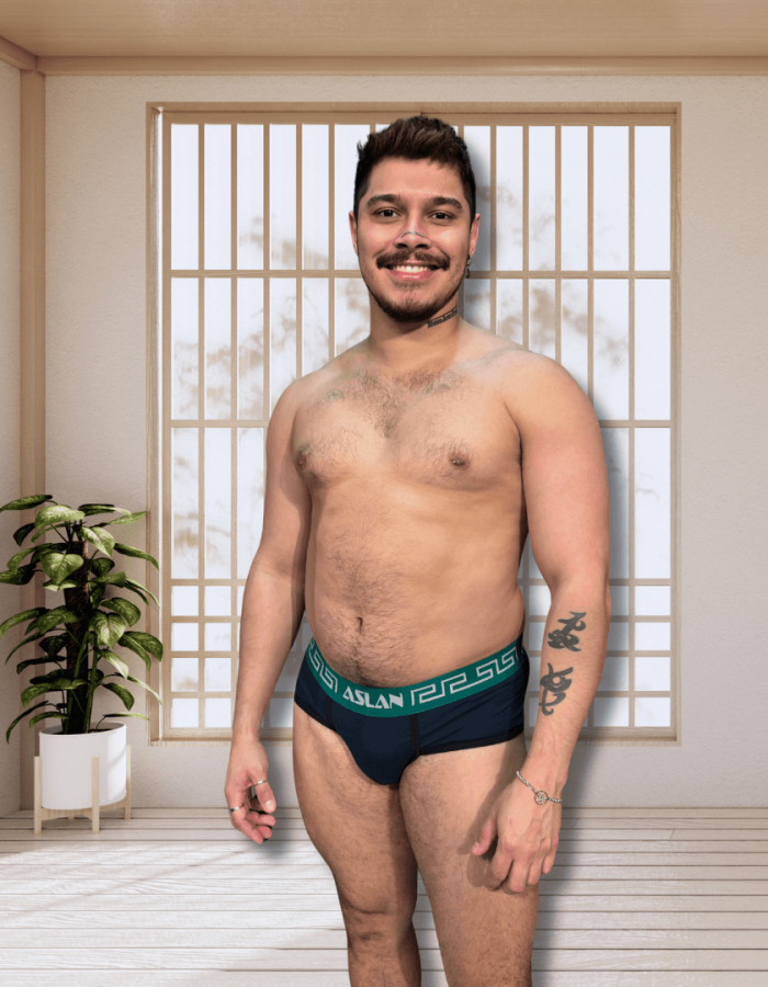 Cueca 100% Algodão Verde