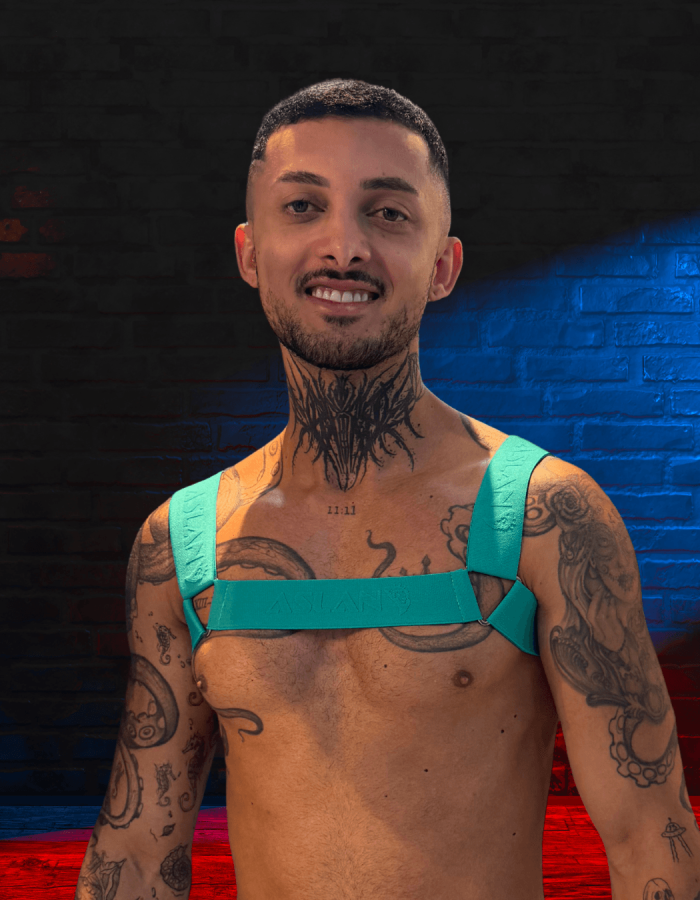 Harness Verde Mar 3D