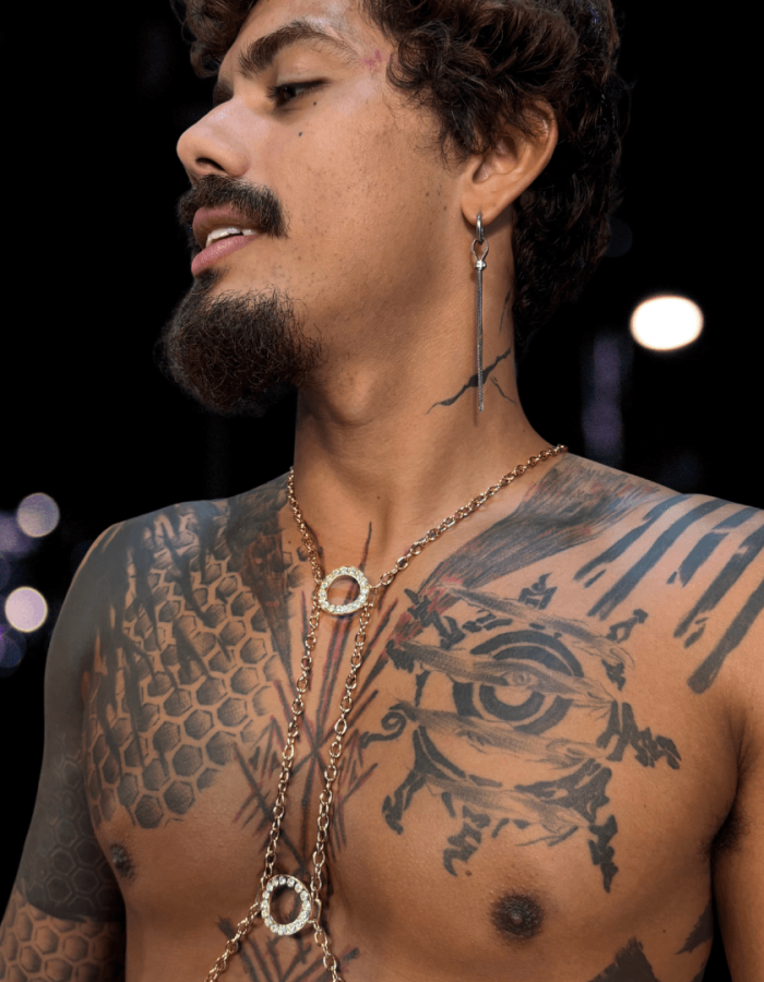 Body Chain Dourado Tito