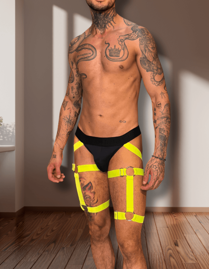 Harness de Coxa Verde Neon