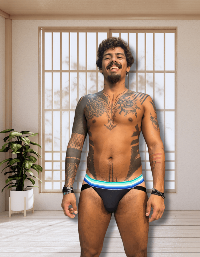 Jockstrap Preta Anemo