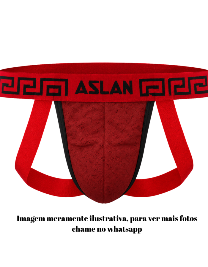 Jockstrap Vinho Texturizado