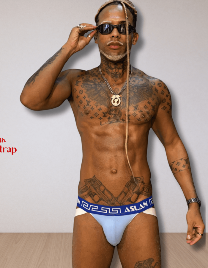 Jockstrap Azul Claro Fire