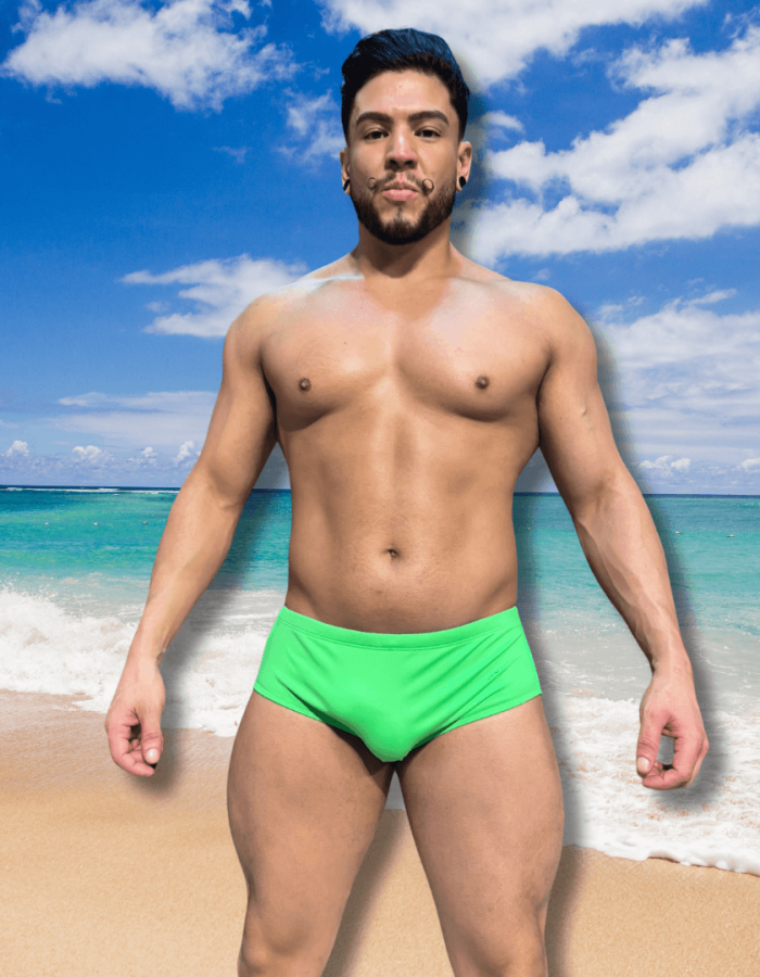 Sunga Tradicional Verde Neon