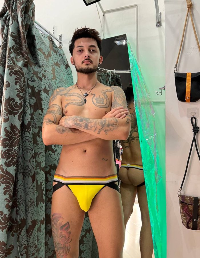 Jockstrap Amarela Ursos