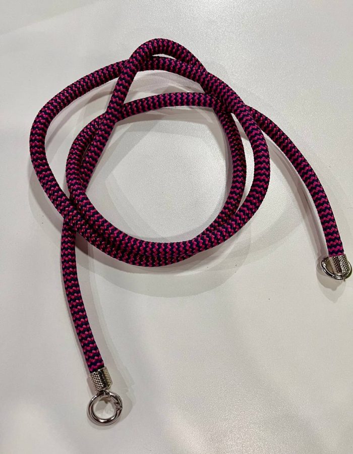 Alça Corda Vinho com Azul