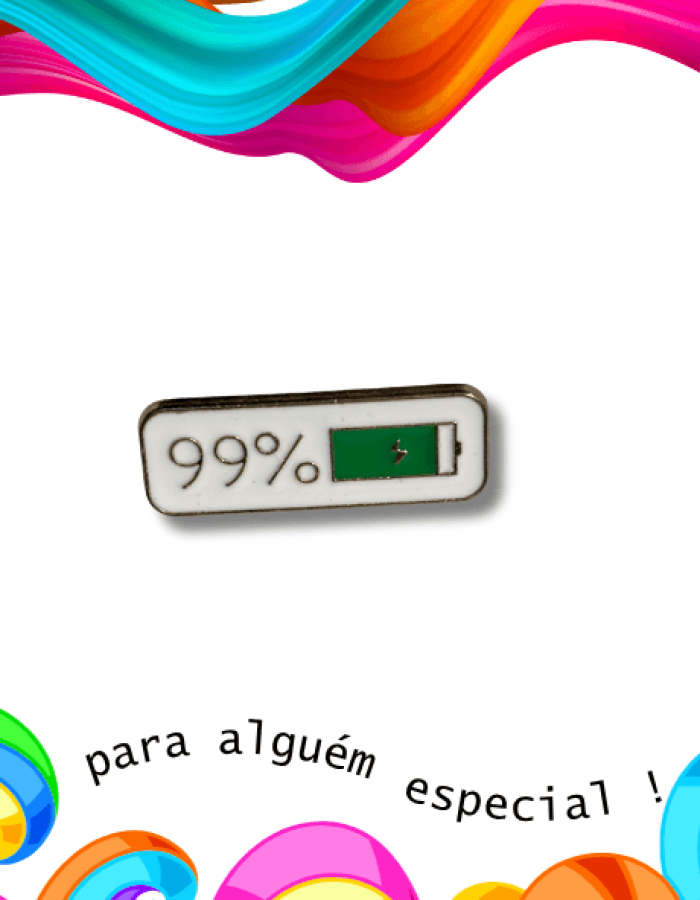 Pin Bateria Social 99%