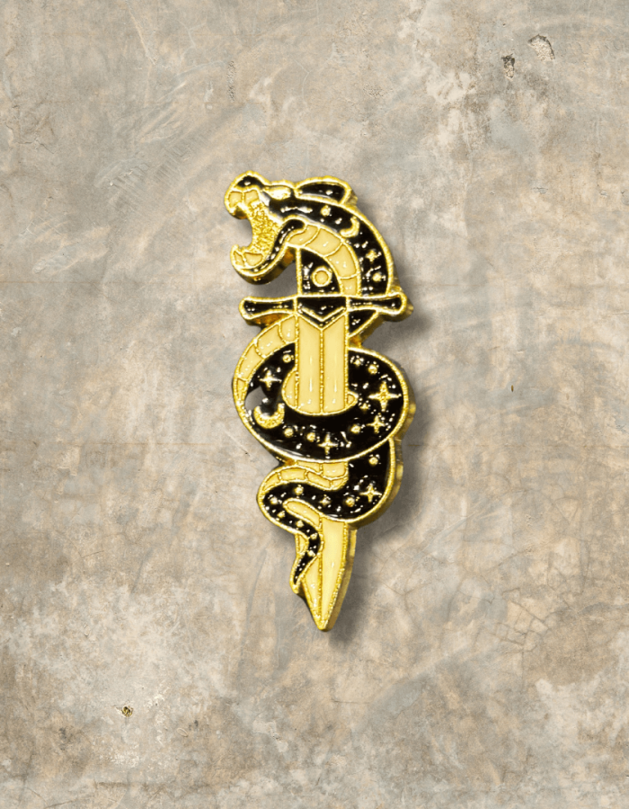 Pin Serpente e Espada