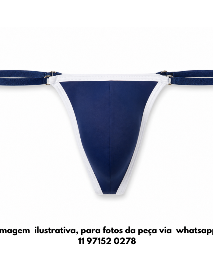 STRING MARINHO LINE BRANCO
