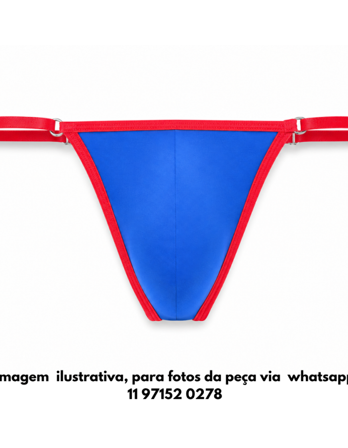 STRING AZUL LINE VERMELHO