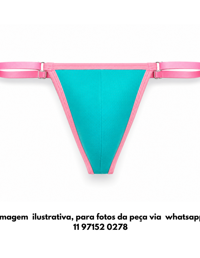 STRING AZUL LINE ROSA