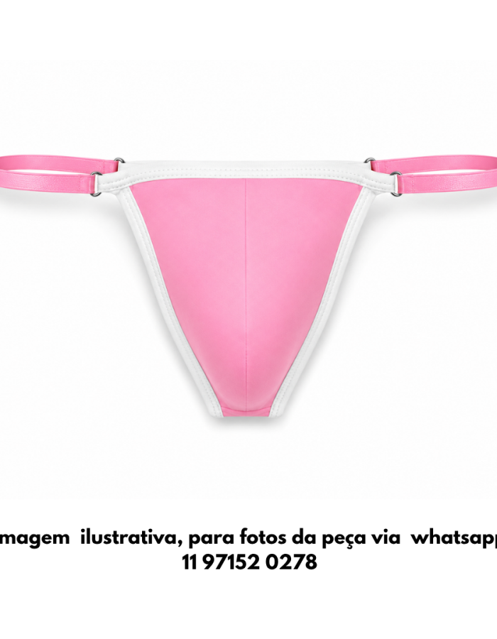 STRING ROSA LINE BRANCO