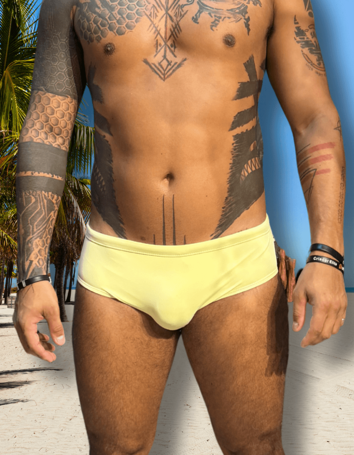 Sunga Amarelo Canario Tradicional