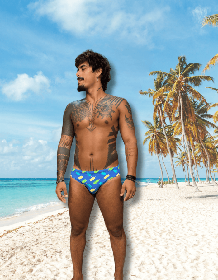 Sunga Azul Picolé Slim