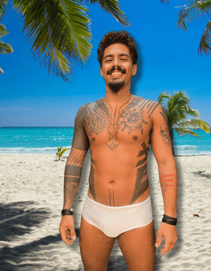 Sunga Branca Metalizada