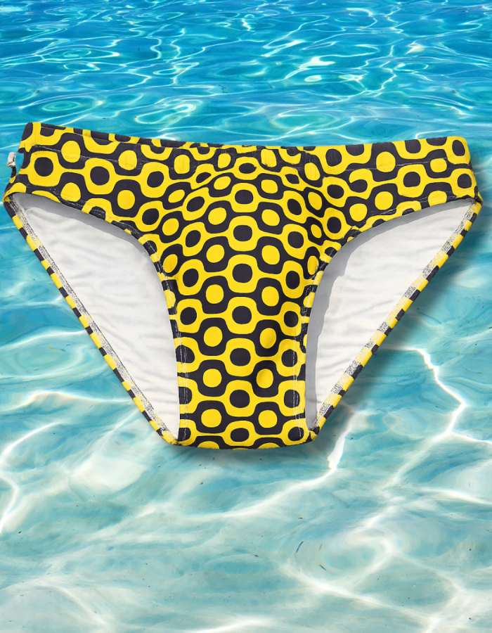 Sunga Amarela e Preto Slim