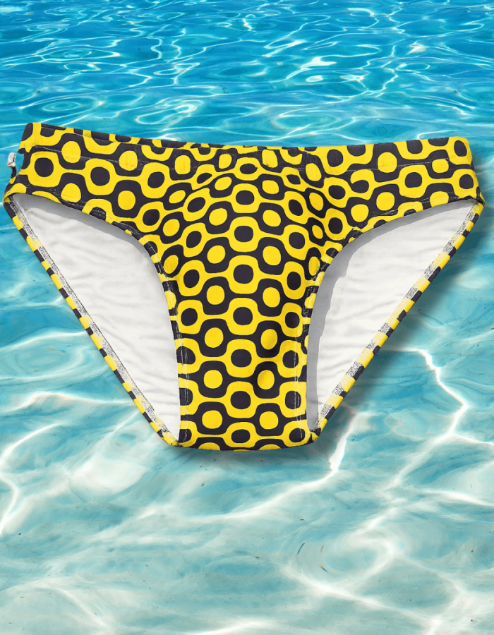 Sunga Amarela e Preto Slim