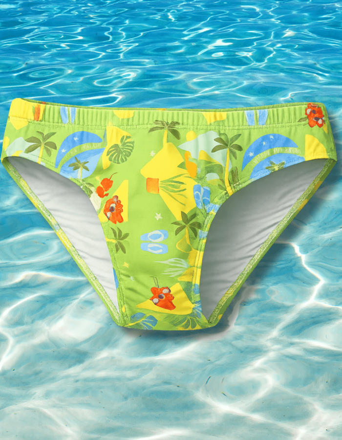 Sunga Brasil Art Verde Slim