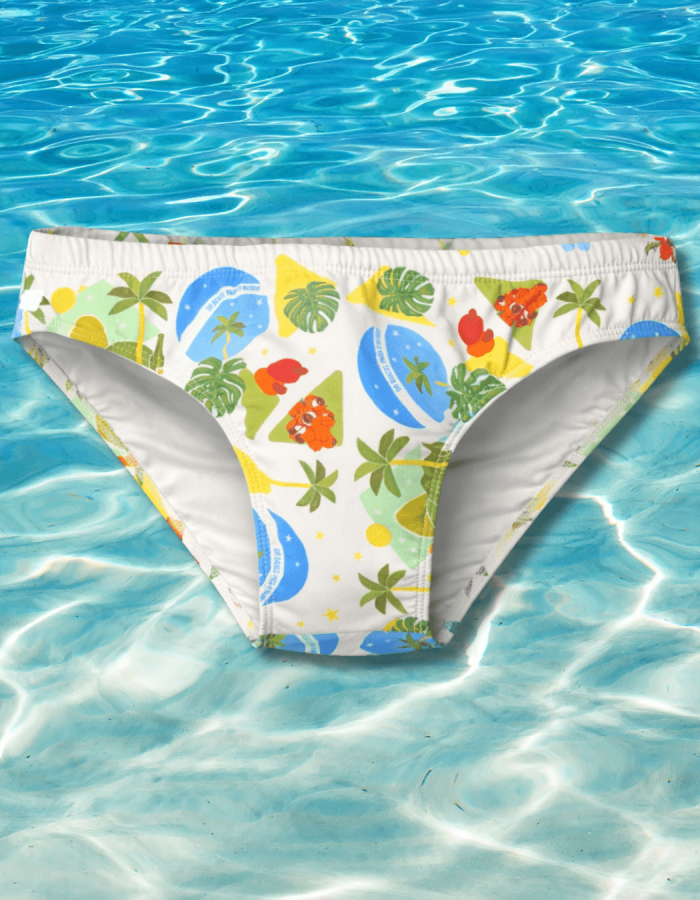 Sunga Brasil Art Branca Slim